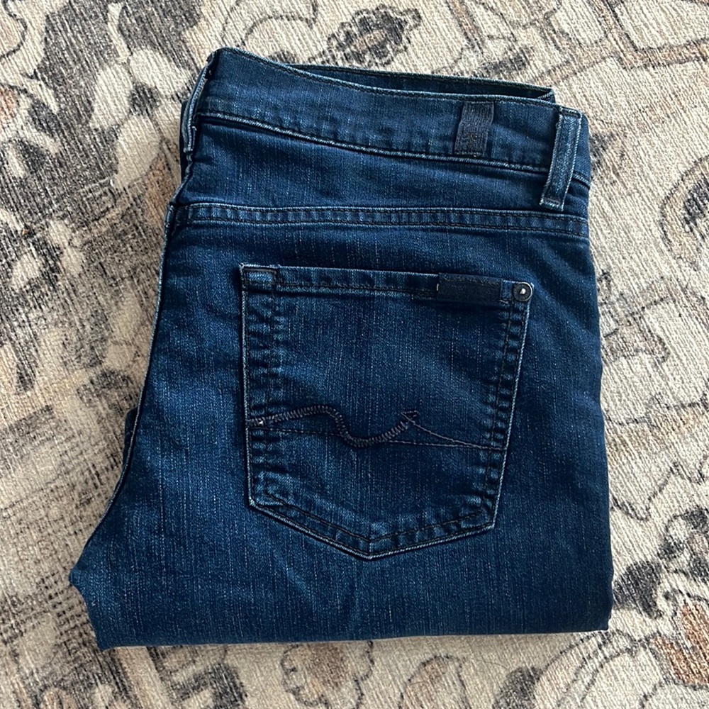 Seven For All Mankind Size 30 Perfect Blue Jeans